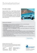 Schiebetor für Garage - Auroport GmbH - Stahl / automatisch