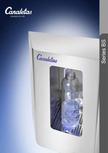 Canaletas Wall mounted bottle filling station Series BS
