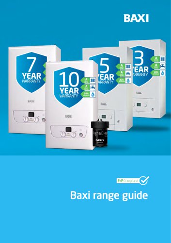 Baxi Range Guide 2020