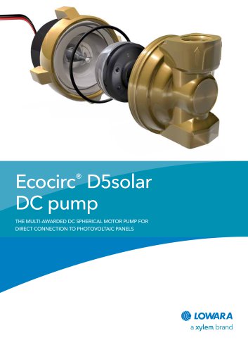 Ecocirc® D5solar DC pump