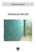 NORMANDY CERAMICS- TRIANGLES