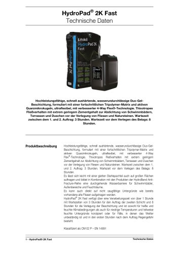 HydroPad® 2K Fast