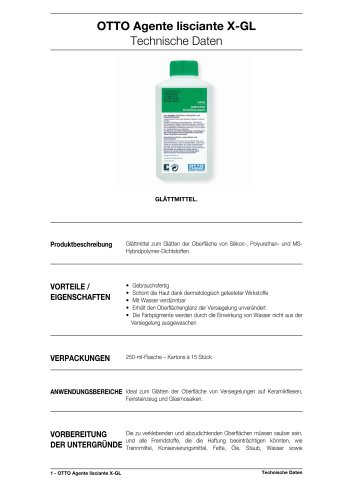 OTTO Glättungsmittel X-GL