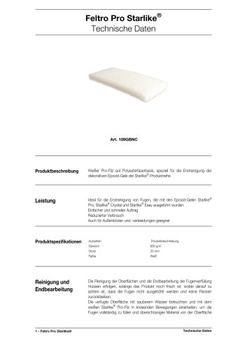 Pro Starlike®-Filz