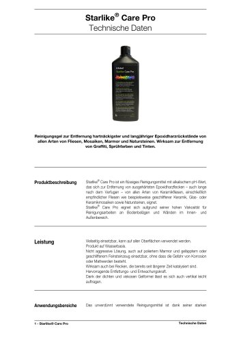 Starlike® Care Pro