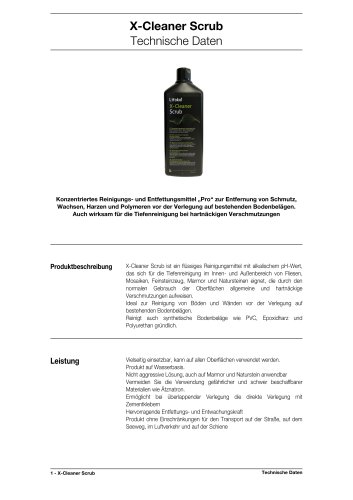X-Cleaner Scrub