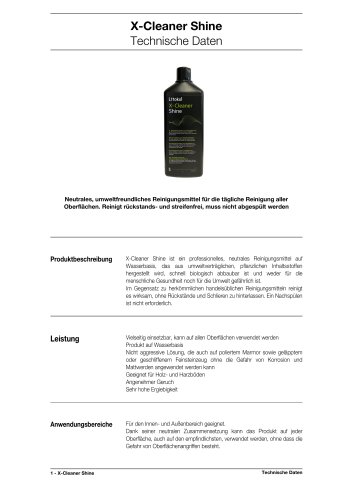 X-Cleaner Shine
