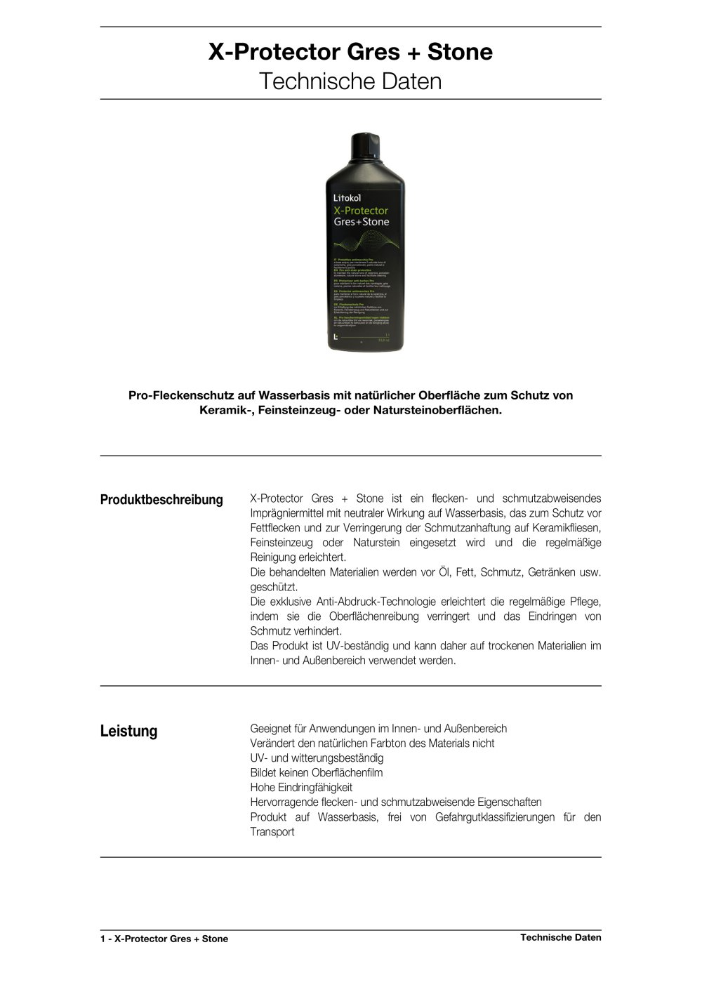 X-Protector Gres + Stone - LITOKOL