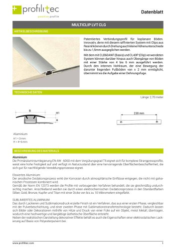 Multiclip LVT CLG260