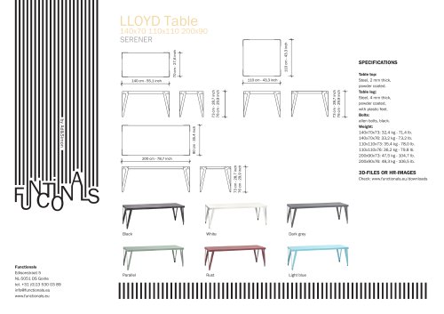 LLOYD TABLE