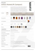 Aritco HomeLift Compact - Datasheet German - 2