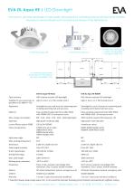 EVA DL Aqua HE LED downlight