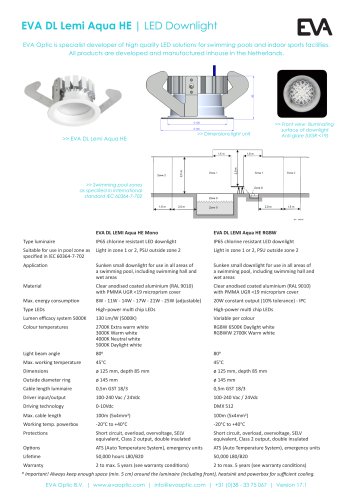 EVA DL Lemi Aqua HE LED downlight