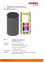 Pufferspeicher PSR - 1