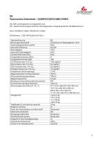 Technisches Datenblatt COSMO, COZY, CUBIC & MIDO-4