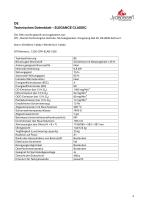 Technisches Datenblatt ELEGANCE CLASSIC-4