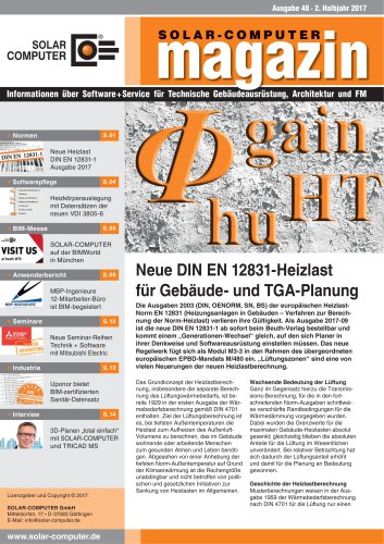 Neue DIN EN 12831-Heizlast für Gebäude