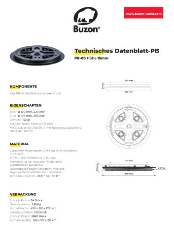 Technical Datasheet PB-00 2
