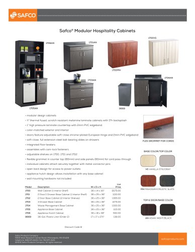 Safco® Modular Hospitality Cabinets