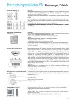 Dachventilatoren DV / Dachlüftungshauben DLH / Entrauchungsventilatoren ER - 43