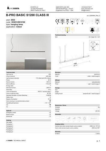 B-PRO BASIC S1200 CLASS III