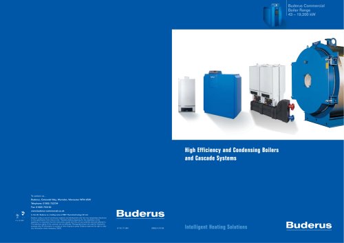 Buderus Boiler range overview