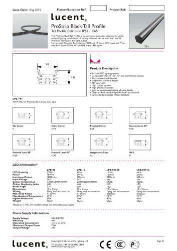 ProStrip Black | Tall Profile