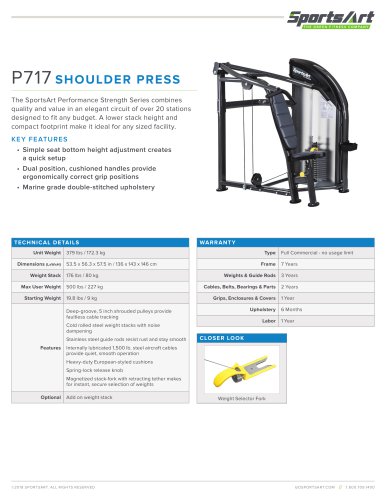 P717 SHOULDER PRESS