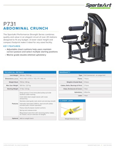 P731 ABDOMINAL CRUNCH