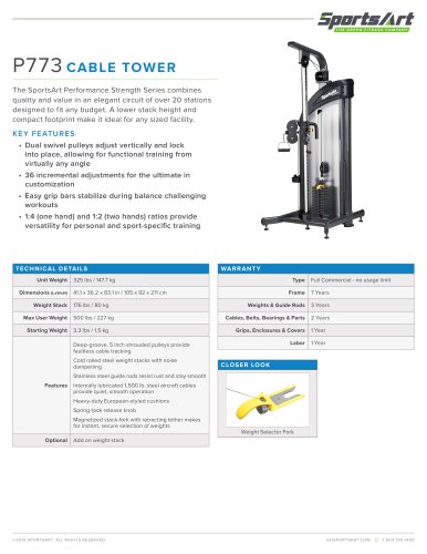 P773 CABLE TOWER