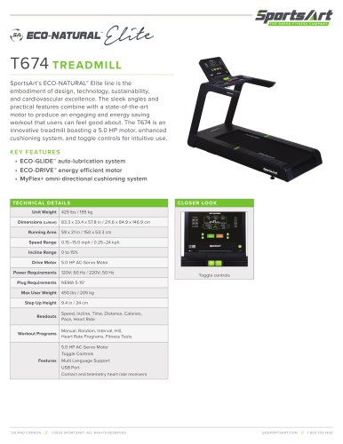 T674 TREADMILL