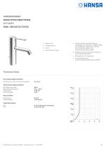 HANSADESIGNO WASCHTISCHBATTERIE - 1