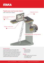 Product sheet TopAccess roof hatch with ladder