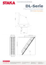 Staka Flachdachausstiege - Produktdokumentation DL-Serie Flachdachausstiege mit Fester Alutreppe - 2