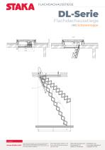 Staka Flachdachausstiege - Produktdokumentation DL-Serie Flachdachausstiege mit Scherentreppe - 2