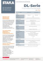 Staka Flachdachausstiege - Produktdokumentation DL-SerieGlas Flachdachausstiege - 2