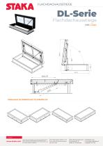 Staka Flachdachausstiege - Produktdokumentation DL-SerieGlas Flachdachausstiege - 3