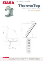 Staka Flachdachausstiege - Produktdokumentation ThermoTop Flachdachausstiege mit Fester Alutreppe - 2