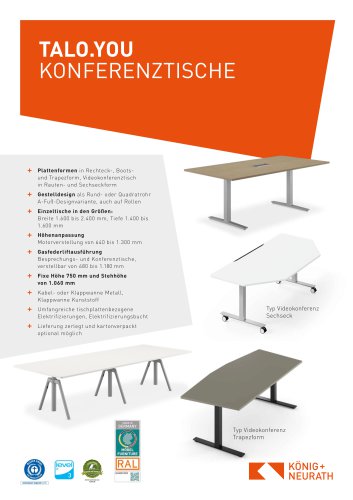 TALO.YOU KONFERENZTISCHE