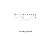 Branca Lisboa Product sheets