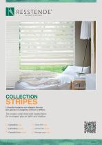 Stripes_the modern roller blind with double fabric for an elegant play on lights and shadow