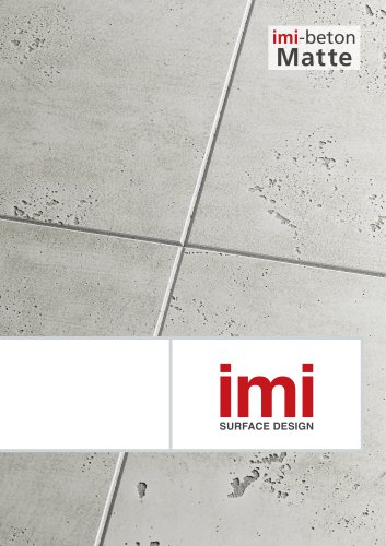 imi-beton Matte Produktkatalog