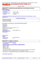 Sicherheitsdatenblatt Concrex Härter - 1