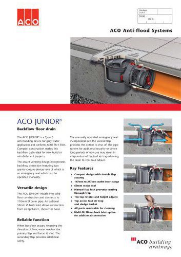 Junior Anti-flood Backflow Protection System