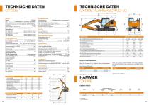 Raupenbagger Serie-E - CX130E/CX160E/CX180E-10