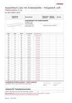 4-Fußtisch Listo - Holzgestell: eckig - 6