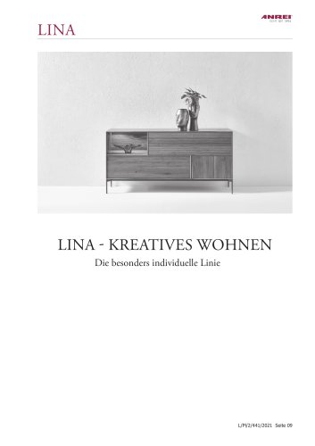 LINA - KREATIVES WOHNEN Die besonders individuelle Linie