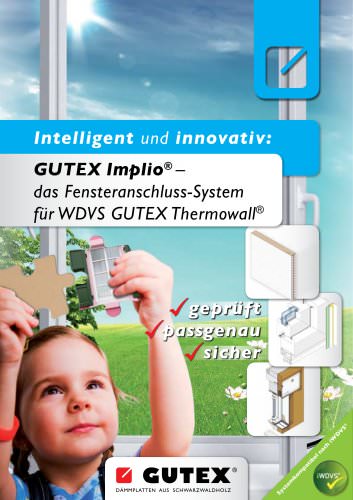 GUTEX Implio® Fensteranschluss-System