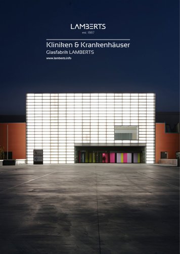 LAMBERTS Projekte: Kliniken & Krankenhäuser