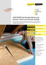 LINITHERM Dachbodendämmung - Schlank, leicht und schnell verlegt